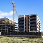 Imatge d’arxiu de la construcció de dos blocs d’habitatges a Copa d’Or. - INGRID SEGURA