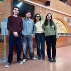 Isaac, Jordi, Paula i Ana, estudiants de segon de Batxillerat de l’institut Torre Vicens. - S.E.