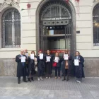 Concentració d’advocats per reclamar una jubilació digna.