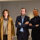 Gardeñes, Pujol, Palau, Esteve i De la Fuente ahir al Morera. - PP LLEIDA