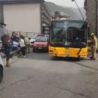 L’autobús sinistrat, després de l’incident. - D.A.