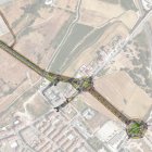 Plànol del nou vial Víctor Torres de Lleida.