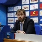 Marc Torres, ahir durant la roda de premsa. - AMADO FORROLLA