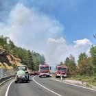La carretera está cortada en los términos municipales de Arén y Puente de Montañana.