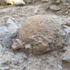 El projectil trobat al jaciment de la Seu d'Urgell