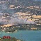 Tallen la C-13 i la C-147z, a Salàs de Pallars, per un incendi de vegetació