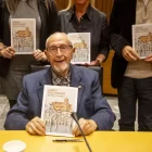 Josep Vallverdú, en la presentació de ‘Quadern de Balaguer’, una de les seues últimes obres, al novembre. - FUNDACIÓ CASTELL DEL REMEI