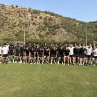 La plantilla del Mollerussa, en el primer dia de l’stage. - CFJ MOLLERUSSA