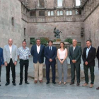 Puigdemont i Serret, ahir amb els representants de JARC-COAG.