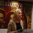 Munté ahir al Centre Cultural Blanquerna a Madrid.