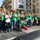 Milers de persones es mobilitzen de manera cívica en centenars de municipis, molts de Lleida, contra la "repressió" i a favor del referèndum. Van ser convocats per l'ANC i Òmnium