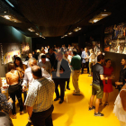 Imatges de la inauguració de la nova sala VIP del pavelló Barris Nord de Lleida
