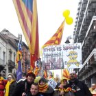 Miles de leridanos han viajado hasta la capital de Bélgica.