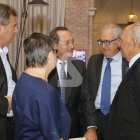 Con Kim Faura, director general de Telefónica en Catalunya, en el marco de los actos del 35º aniversario del diario SEGRE.