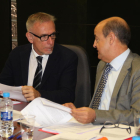 Segura i el president del TSJC, dimarts passat a Lleida.