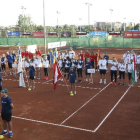 Els vuit equips participants en el torneig es van presentar després de la primera jornada al CT Urgell.