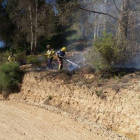 Imagen de archivo de un incendio en Alcarràs