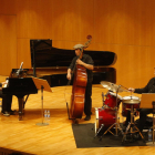 Un momento del concierto de Barry Green en formato trío ayer abriendo el Jazz Tardor en el Auditori. 