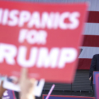 L’aspirant republicà a la Casa Blanca durant un míting aquest dimecres a Miami.