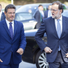 Mariano Rajoy, amb el ministre de Justícia, Rafael Catalá.