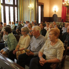 Nombroses persones van assistir ahir a la presentació de l’estudi al Saló de Plens de la Paeria.
