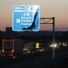 L’autovia ja senyalitza la sortida a l’A-14 “cap a Tolosa”