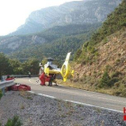 L’accident es va produir ahir a l’L-4241 a Guixers.