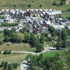 Vista d’Escunhau, nucli de Vielha, on van tenir lloc els fets.