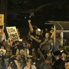 Una de les protestes convocades després de la mort de Keith Scott a Charlotte (EUA).