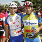 Antonio Ontoso i David Martínez, dos dels components de l’equip Transplantbike.