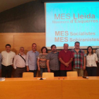 Foto d’equip de la coordinadora nacional de MES i la de Lleida.