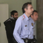 Alejandro Martínez Alfonso, el dia que va ingressar a la presó.