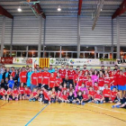 Els equips de l’Hoquei Alpicat Lleida.net, ahir durant la presentació de cara a la pròxima temporada.