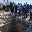 Visita a les trinxeres recuperades de Montgai durant les jornades organitzades per ERC.