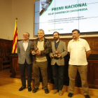 Agustí Villarroya i el Parc Agrari del Baix Llobregat reben els primers premis Felip Domènech