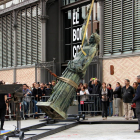 L’ajuntament va decidir retirar també l’estàtua de ‘La Victòria’ després de la demolició de la de Franco.