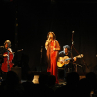 La formació germanoportuguesa Deutsche Fado Quartet, ahir a la nit al Cafè del Teatre de Lleida.