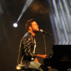 El cantant Pablo López va actuar ahir a la nit a la Llotja de Lleida.