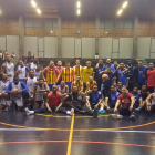 Campeonato social de básquet en el pabellón Juanjo Garra