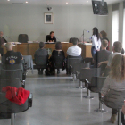 Un momento del juicio a la exalcaldesa de Les Valls d’Aguilar celebrado en los juzgados de Lleida.