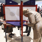 La candidata demòcrata, Hillary Clinton, va anar a dipositar el vot a les 8.00 hores a Nova York.