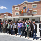 Alcaldes del Manifest de Mequinensa a favor del català.