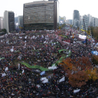 Seül va acollir ahir la mobilització més gran a la història sud-coreana.