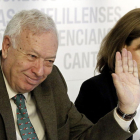 Margallo i Santamaría en una reunió del comitè executiu nacional del partit.