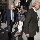 García Tejerina, García Margallo y Fernández Díaz, entran en el Congreso.
