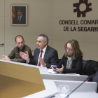 La presentació ahir del pla de mobilitat de la comarca.