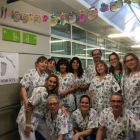 Imatge de grup de l’equip d’atenció de nadons prematurs a l’hospital Arnau de Vilanova.
