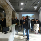 La inauguració de l’Oficina de Turisme de Fraga.