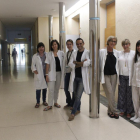 El equipo del Dolor del hospital Santa Maria, que ha realizado un estudio con 363 pacientes. 
