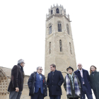 Ros visitó la Seu Vella con la delegación de Xàtiva.
